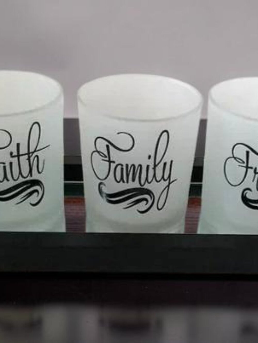 New Bellavilla 4 pc decorative candle garden 3.75"H x 3"W